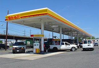 Photo of a fueling station
