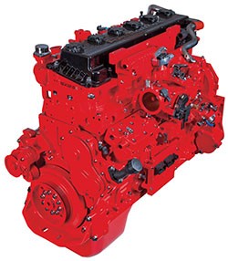 Photo of a Cummins Westport ISX12 G engine