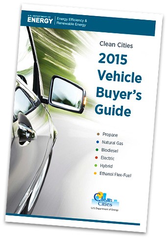 A photo of the cover of the 2015 Vehicle Buyer's Guide